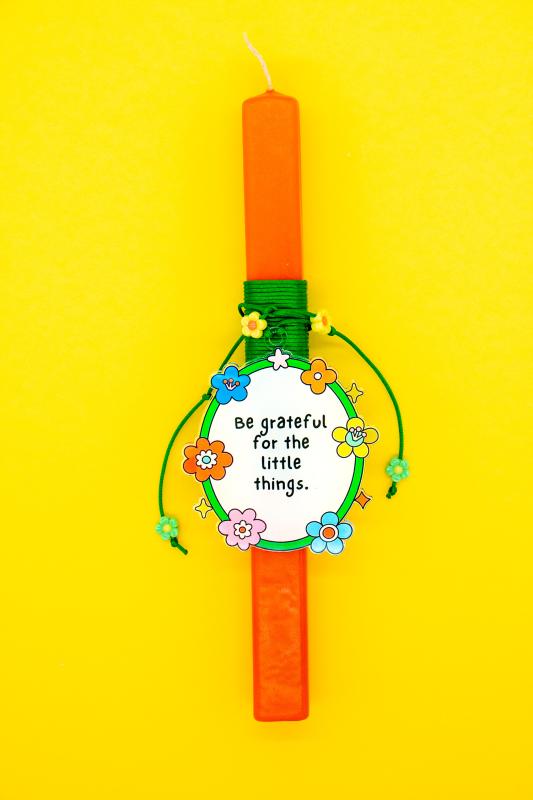 Greatful Bloom Easter Candle